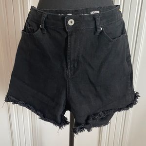 SONG Curvy High-rise Denim Shorts